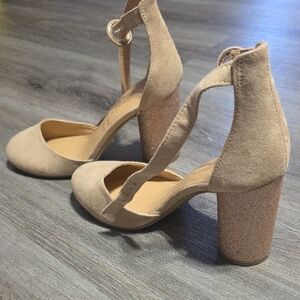 Elegant Tan High Heel Women's Shoes